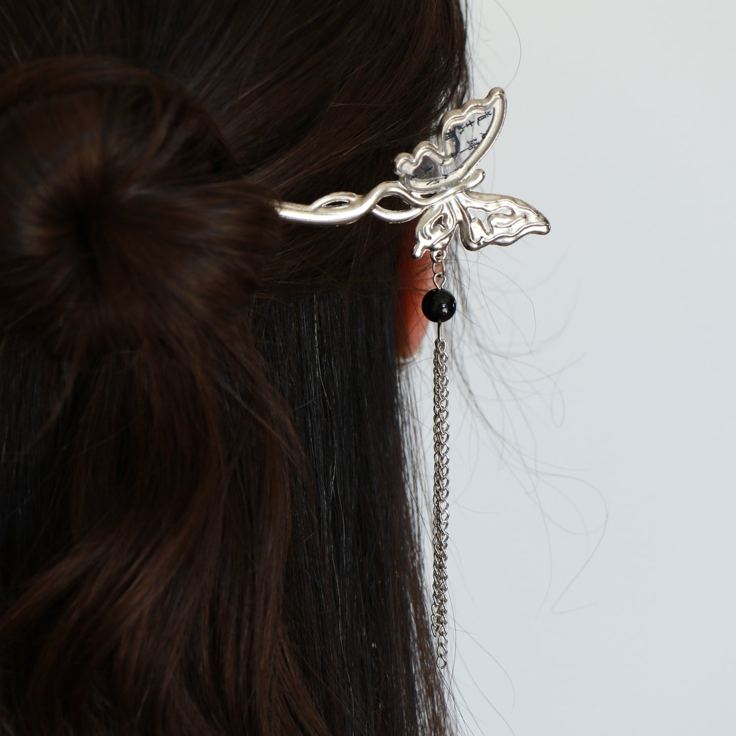 Butterfly Hair Pin – Noir