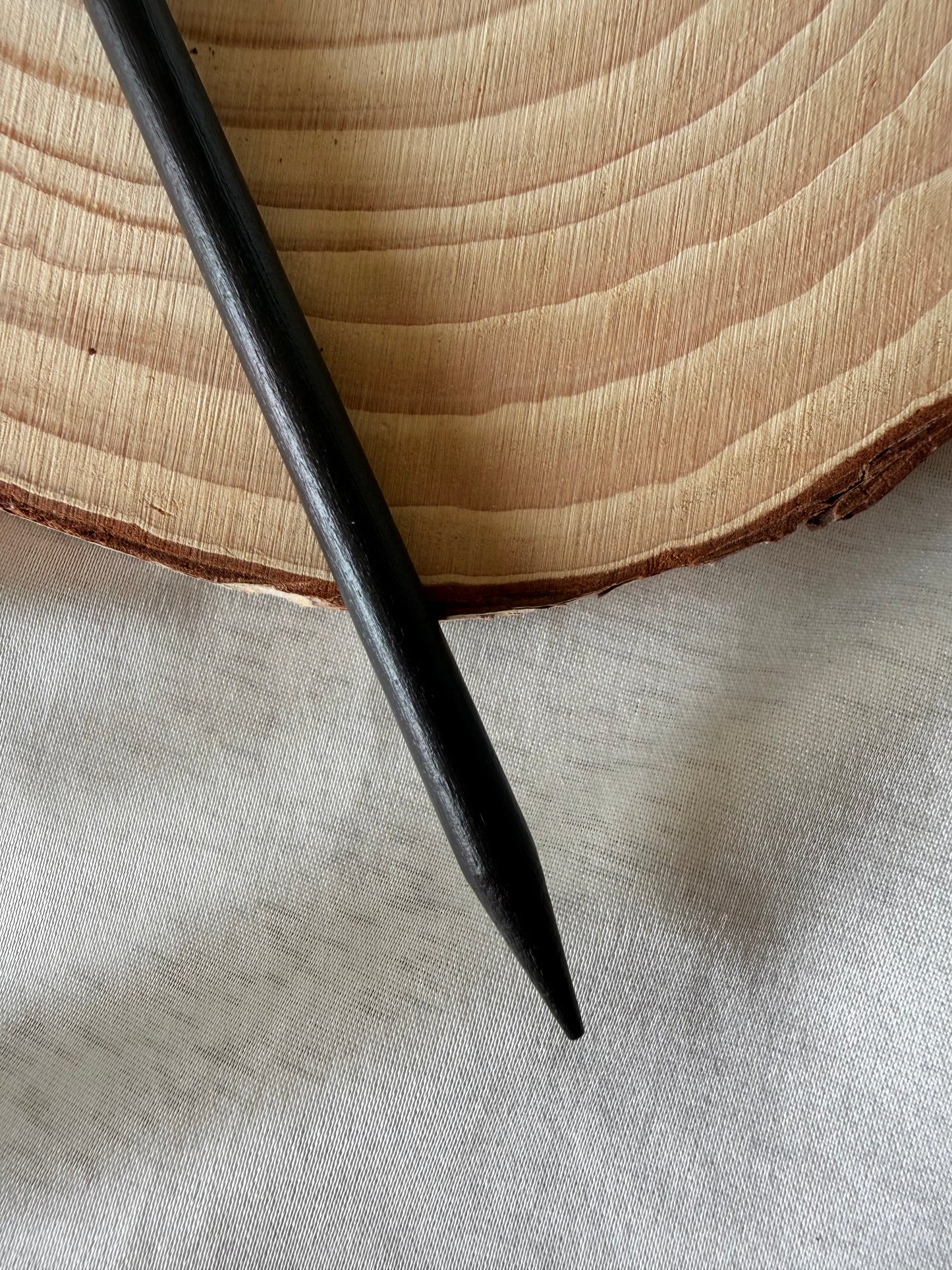 Wooden Hair Pin - Verdant