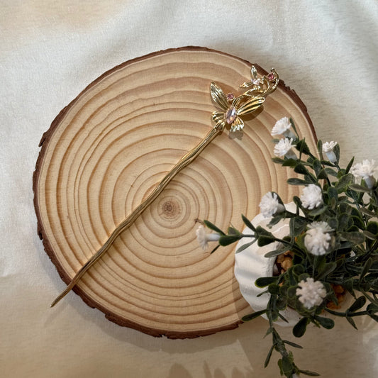 Butterfly Hair Pin - Garden