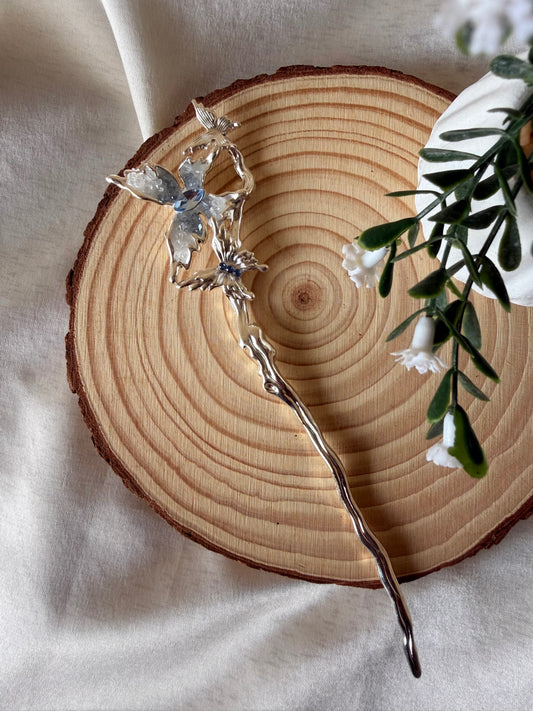 Beach Hair Pin - Celestial Butterfly