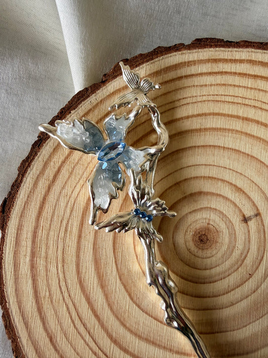 Beach Hair Pin - Celestial Butterfly
