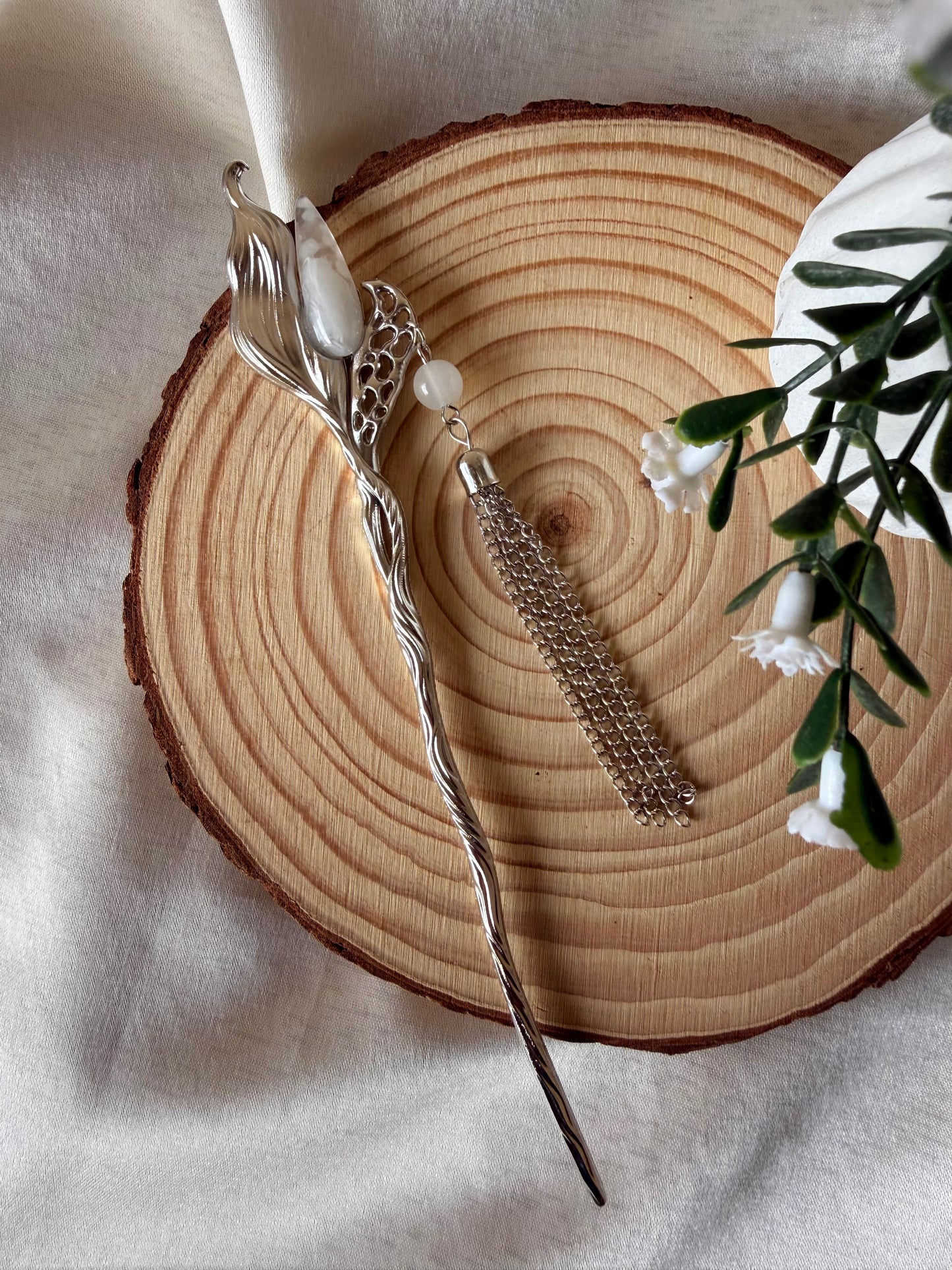 Moonstone Hair Pin