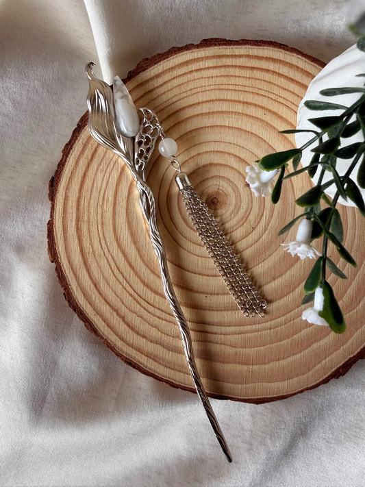 Moonstone Hair Pin