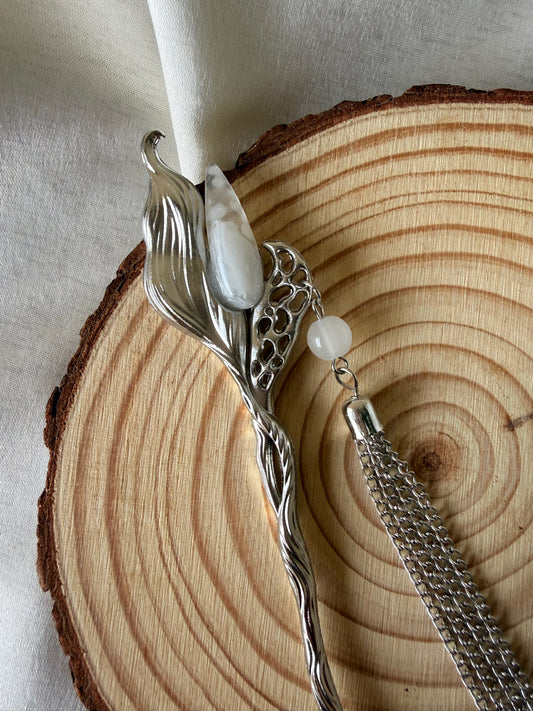 Moonstone Hair Pin